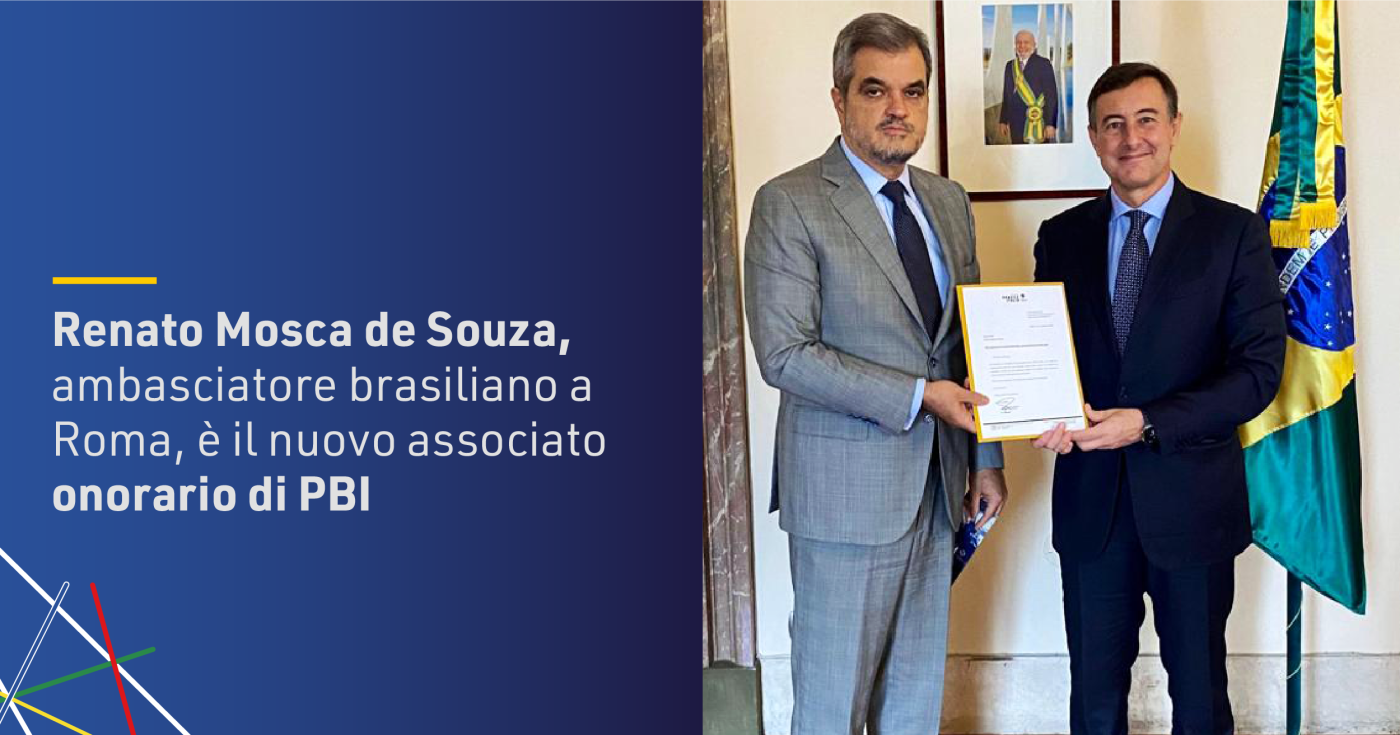 L'ambasciatore del Brasile in Italia diventa associato onorario di Promo Brasile Italia